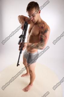 Piero Fighting Wiht Assault Rifle 09